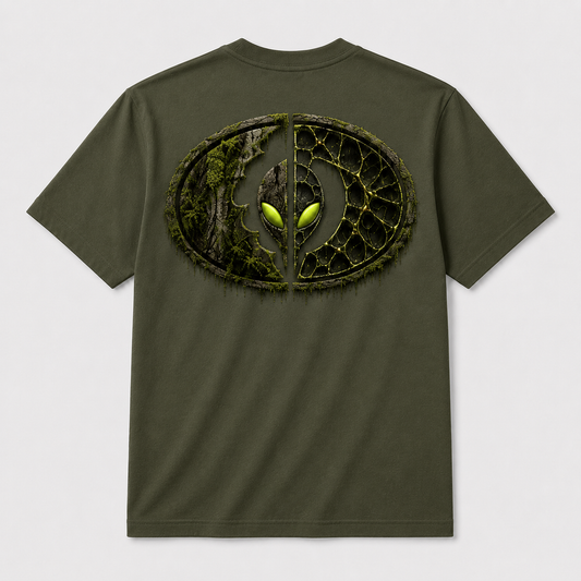 CAMO RAMBO Emblem Tee β Military Green