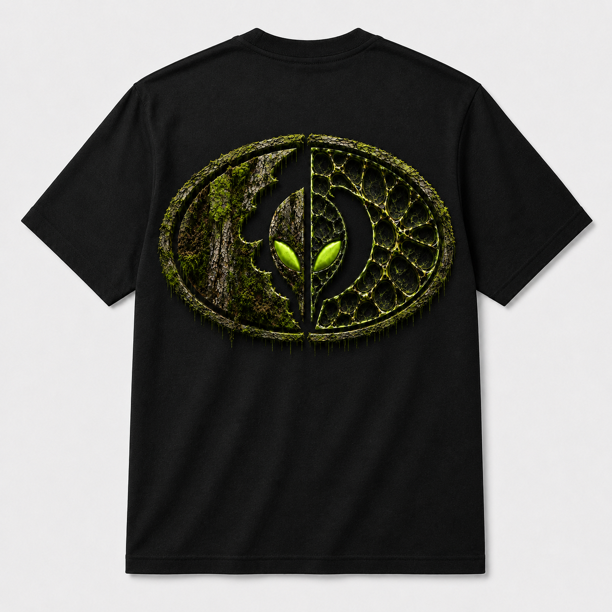 CAMO RAMBO Emblem Tee — Black