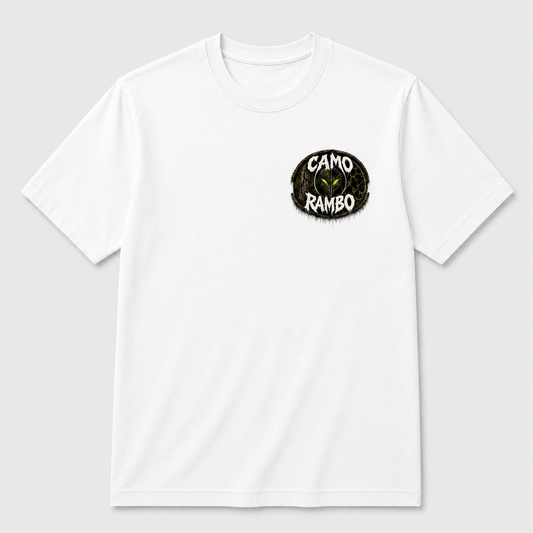 CAMO RAMBO Logo Tee — White