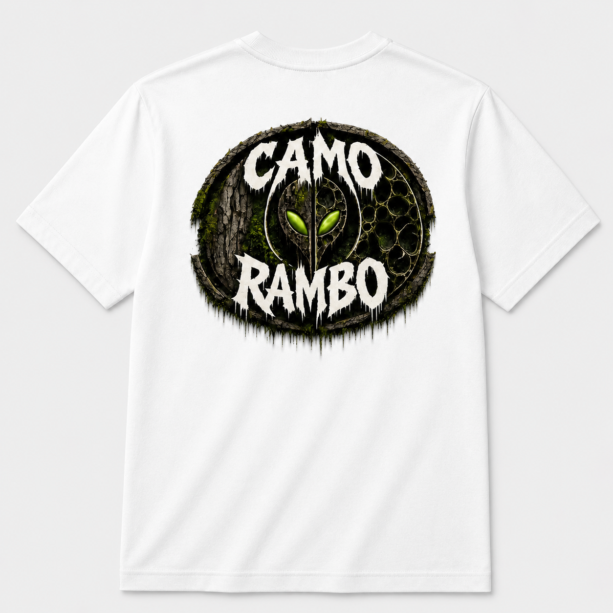CAMO RAMBO Logo Tee — White